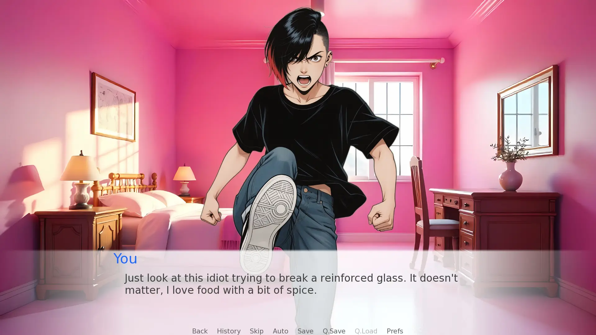 The Pink Answer 2 gameplay screenshot 7 (Ren'Py adult game) by MobsterCorgi – free download