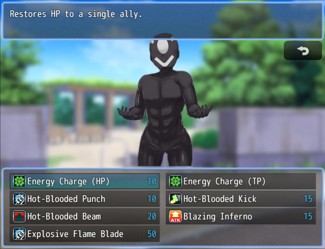 Hot-Blooded Innocent Squadron: Red and Pink gameplay screenshot 2 (RPGM adult game) by Reborn (リボン) – free download