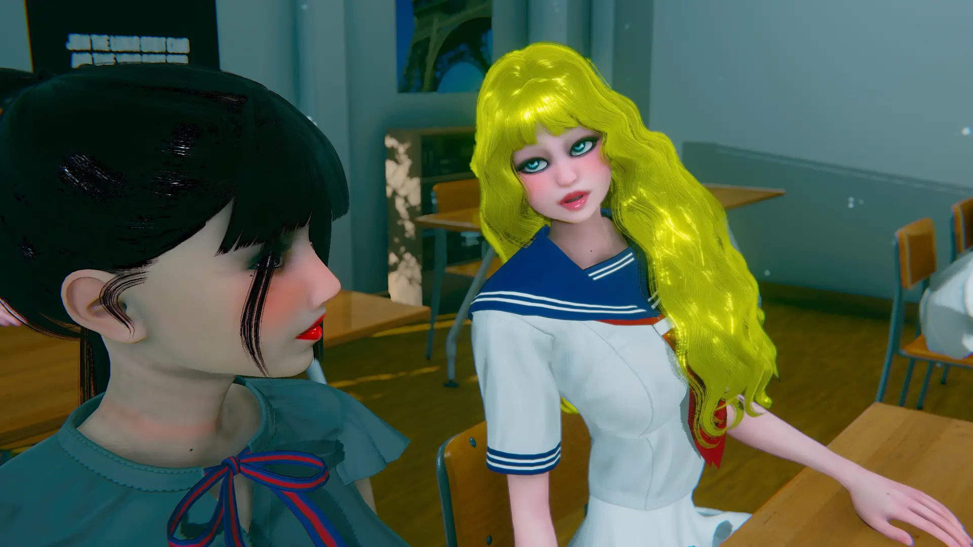 Blue Notes gameplay screenshot 23 (Ren'Py adult game) by Emailna – free download