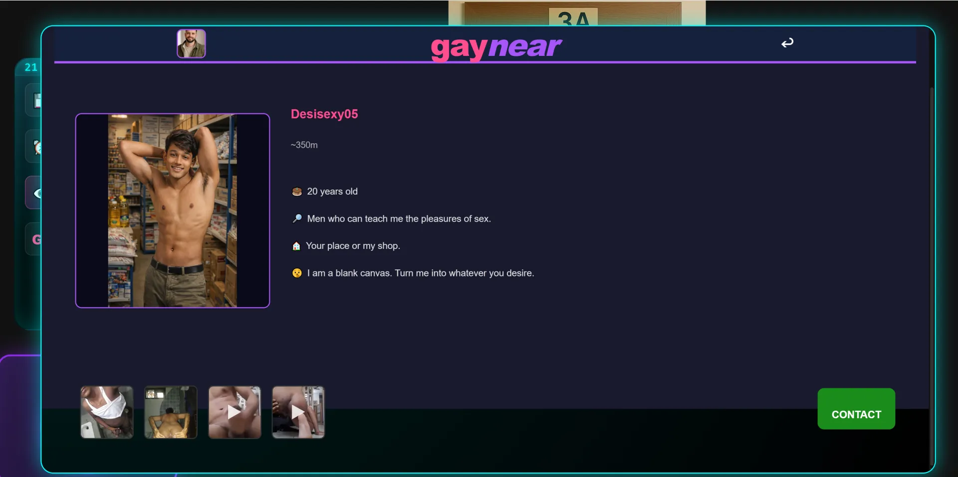 Gayworld app gameplay screenshot 3 (HTML adult game) by Delamugre – free download