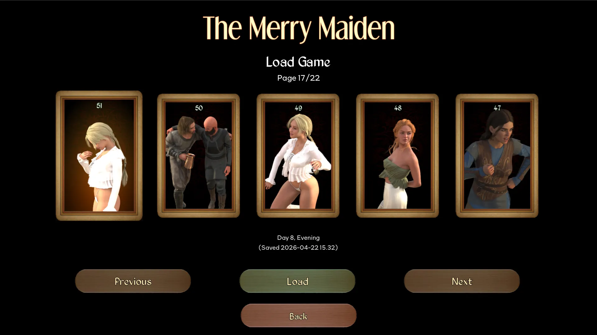 The Merry Maiden gameplay screenshot 11 (Others adult game) by Rook Milk – free download