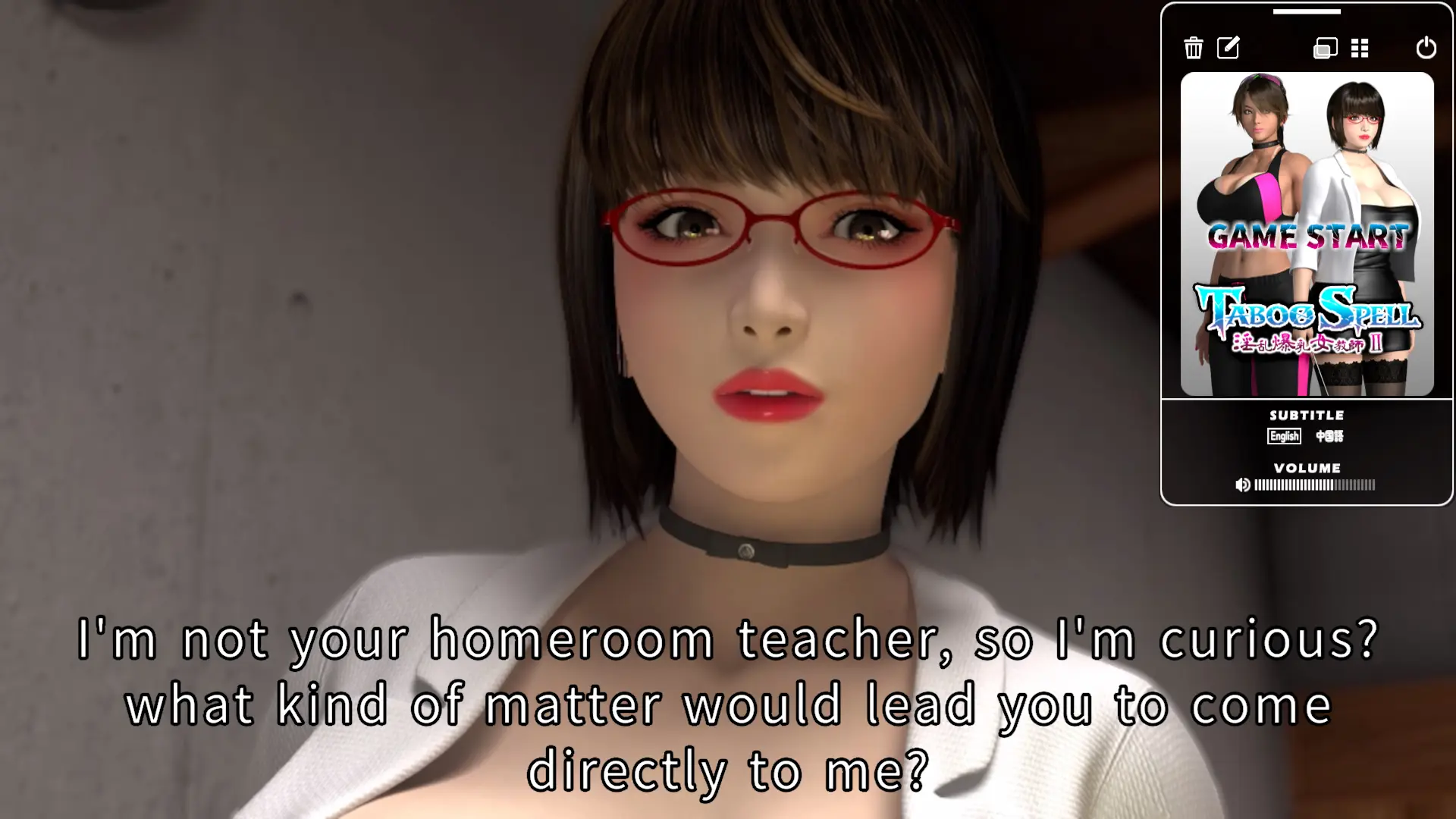 Taboo Spell: Lewd Busty Teacher II gameplay screenshot 7 (Unity adult game) by Umemaro 3D – free download