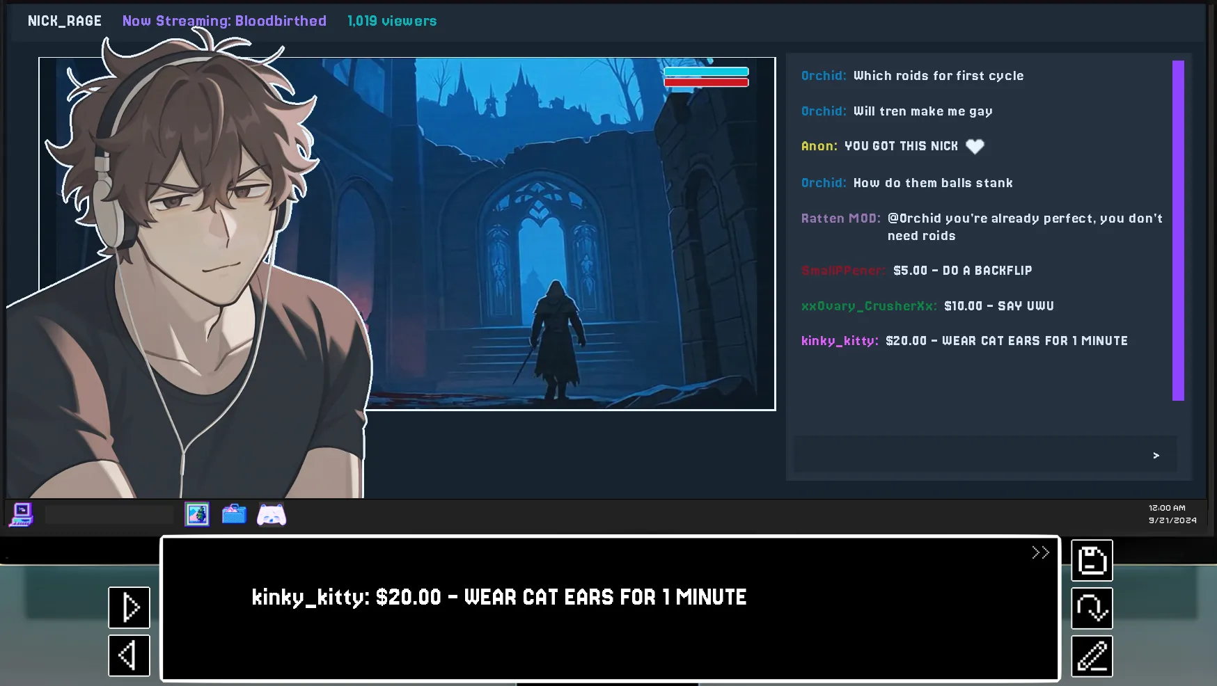 Incel Server gameplay screenshot 3 (Ren'Py adult game) by Ratten – free download