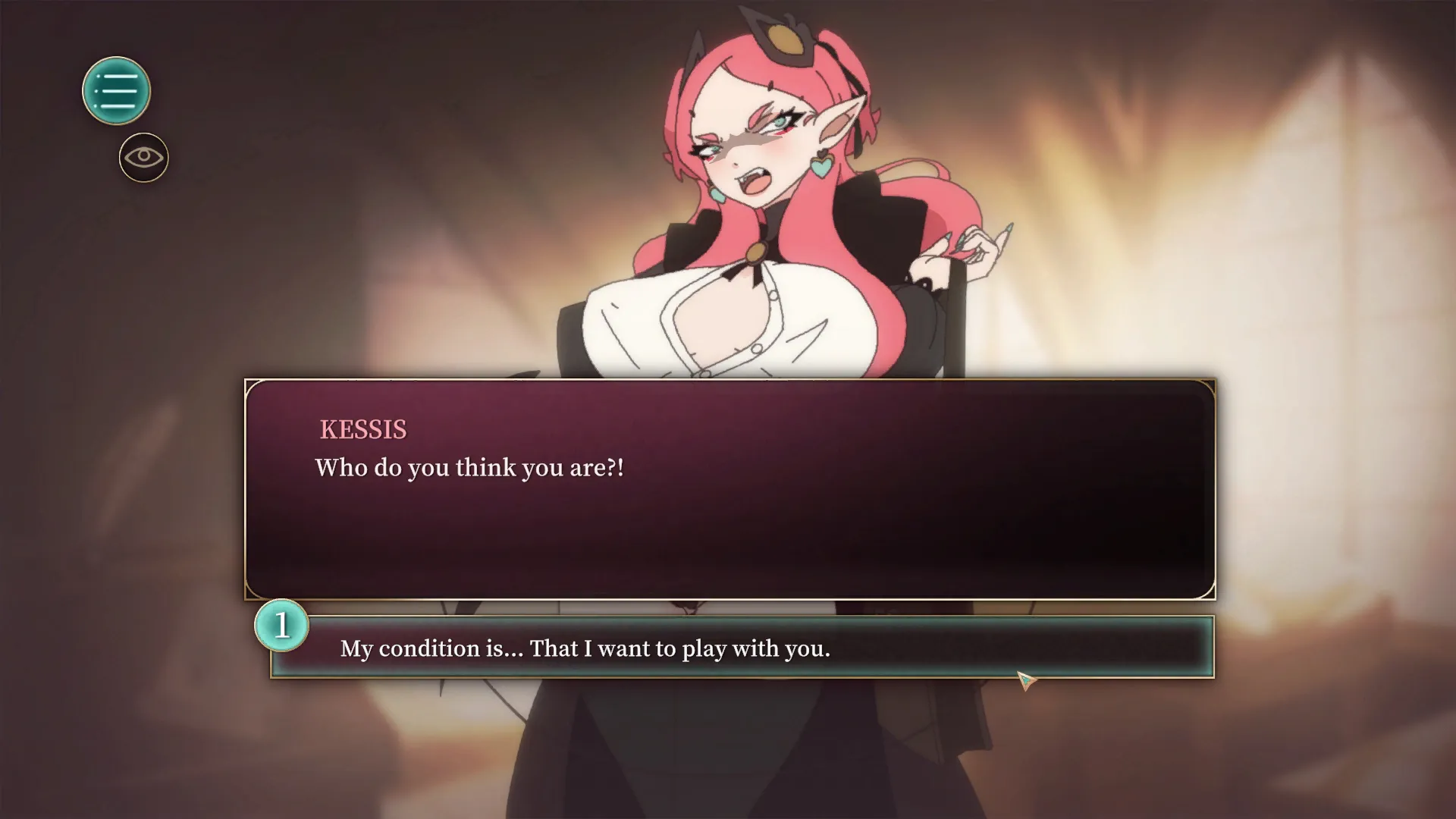 Kessis and her Geeky Secret gameplay screenshot 8 (Unity adult game) by Sonakari – free download