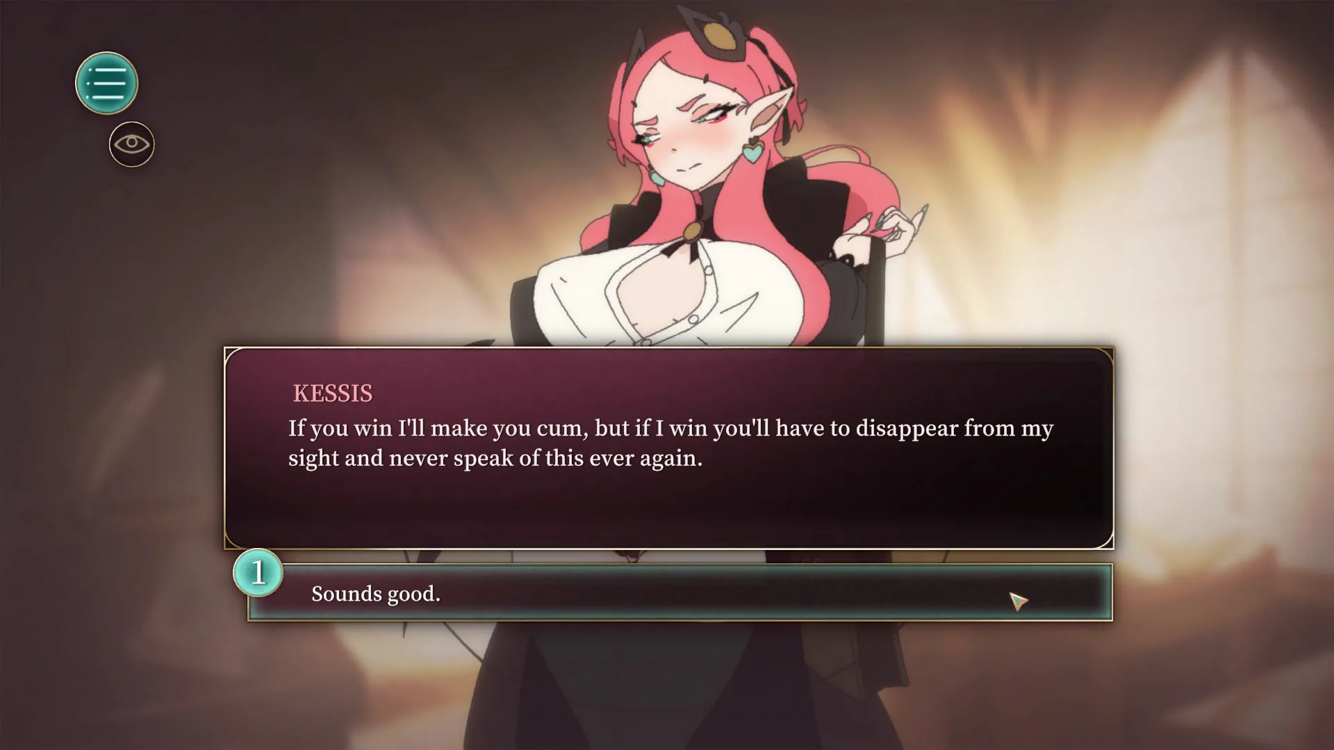 Kessis and her Geeky Secret gameplay screenshot 3 (Unity adult game) by Sonakari – free download