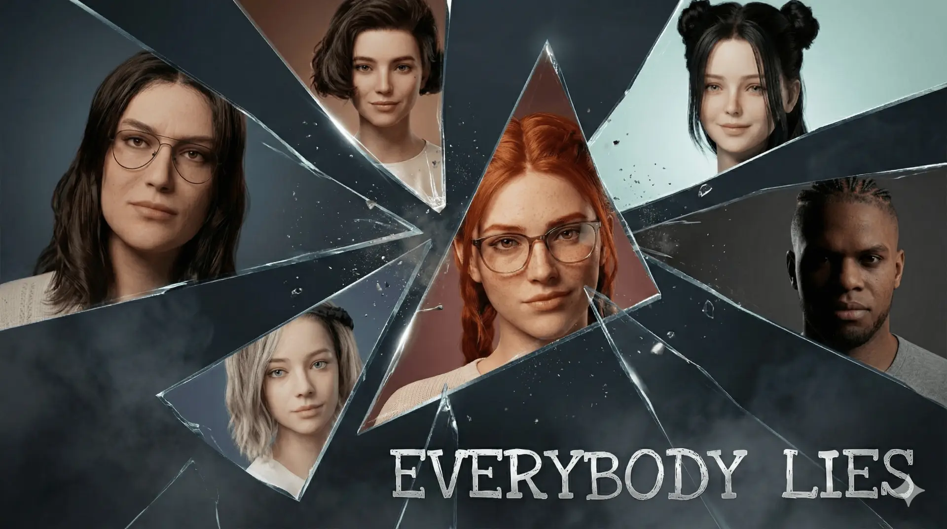 Everybody Lies cover 0.1 – Ren'Py adult game by Yngvi Inc. free download