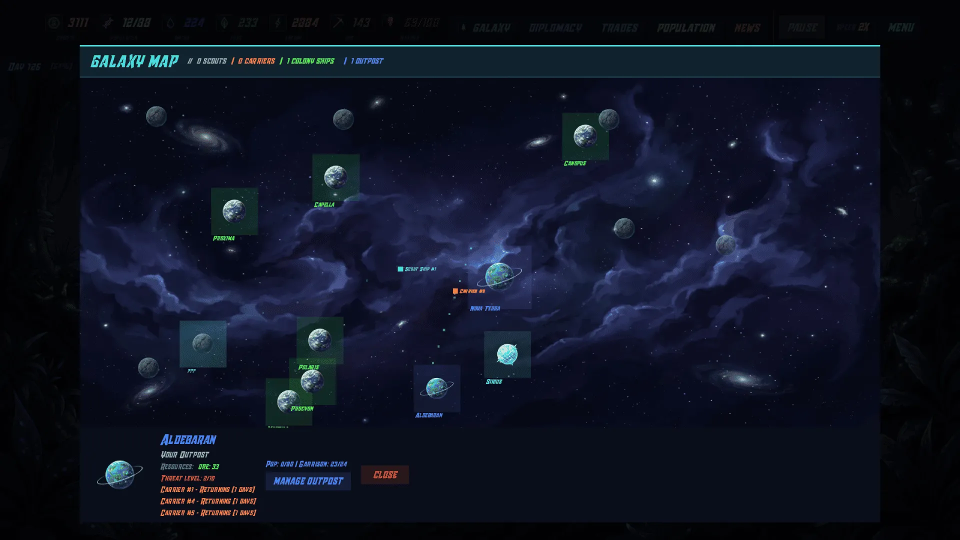 Exilium: Breeding Imperium gameplay screenshot 4 (Ren'Py adult game) by Nocturnal Illusions – free download