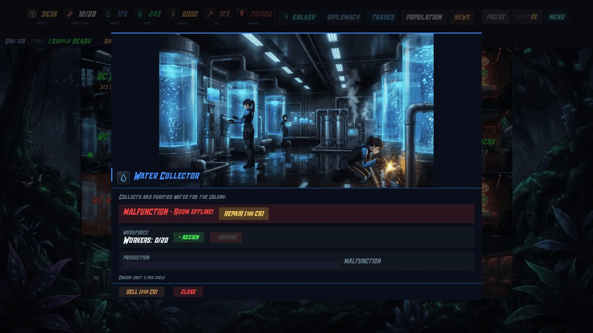 Exilium: Breeding Imperium gameplay screenshot 9 (Ren'Py adult game) by Nocturnal Illusions – free download