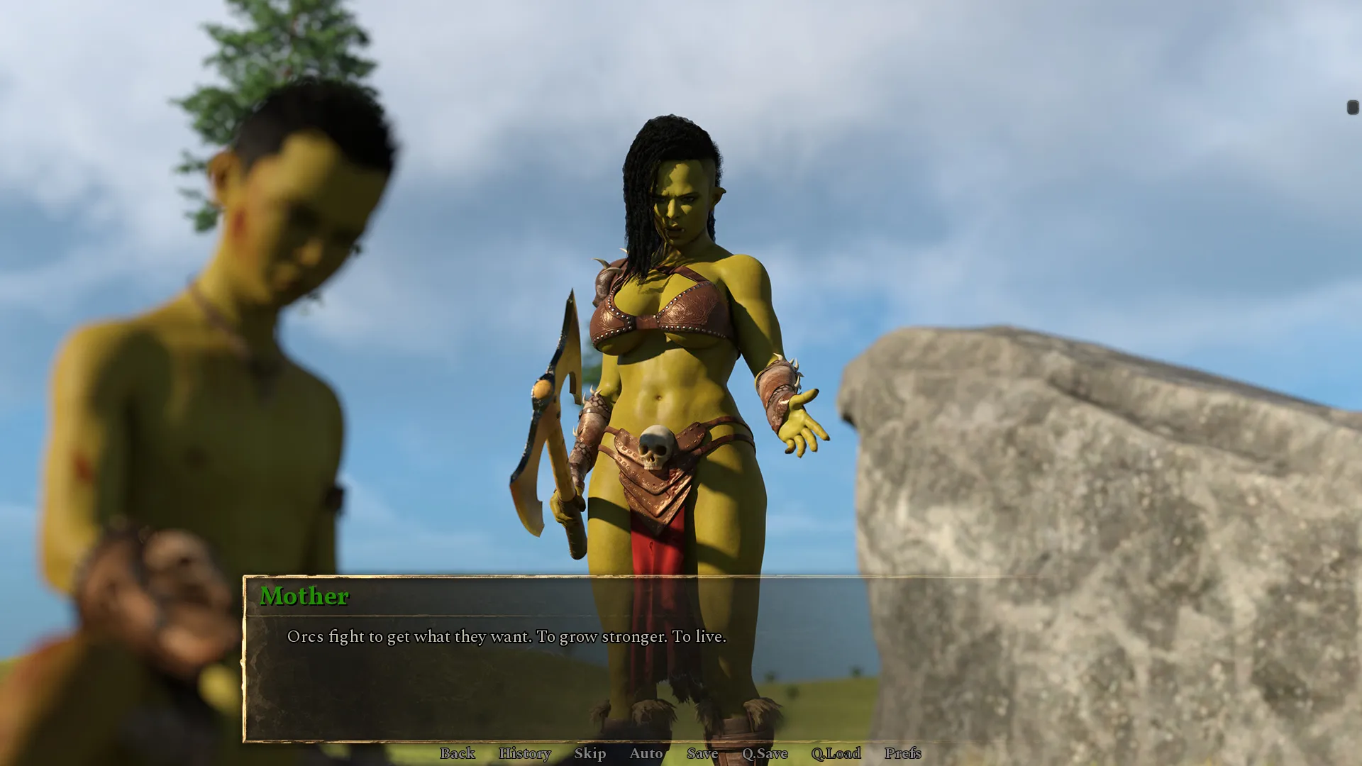 Nazaris: Wildblood gameplay screenshot 7 (Ren'Py adult game) by VOL Projects – free download