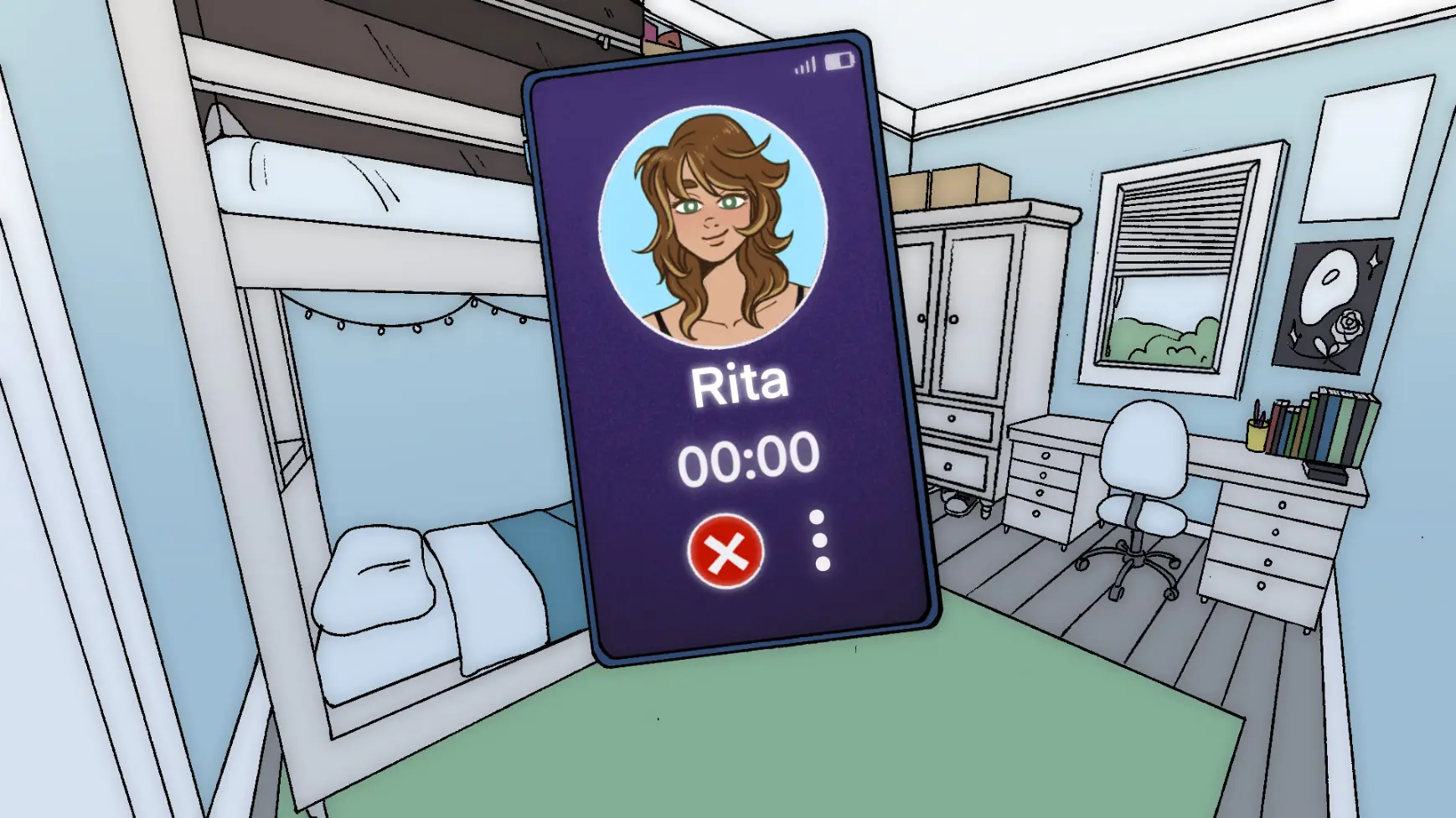 Crimson Hydrangea gameplay screenshot 5 (Ren'Py adult game) by Phantom Legume – free download