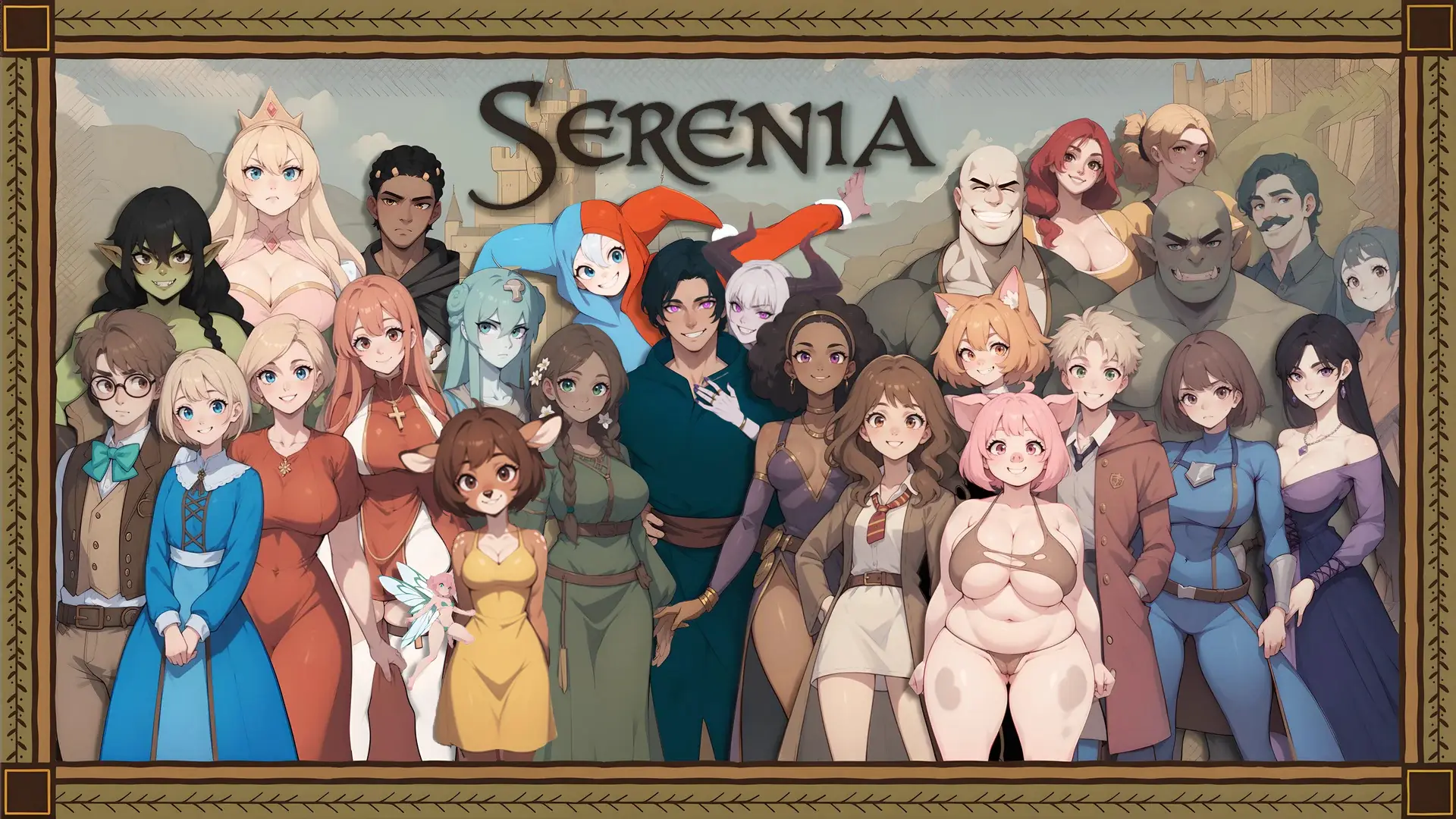 Serenia gameplay screenshot 6 (Ren'Py adult game) by OffWhite Studios – free download