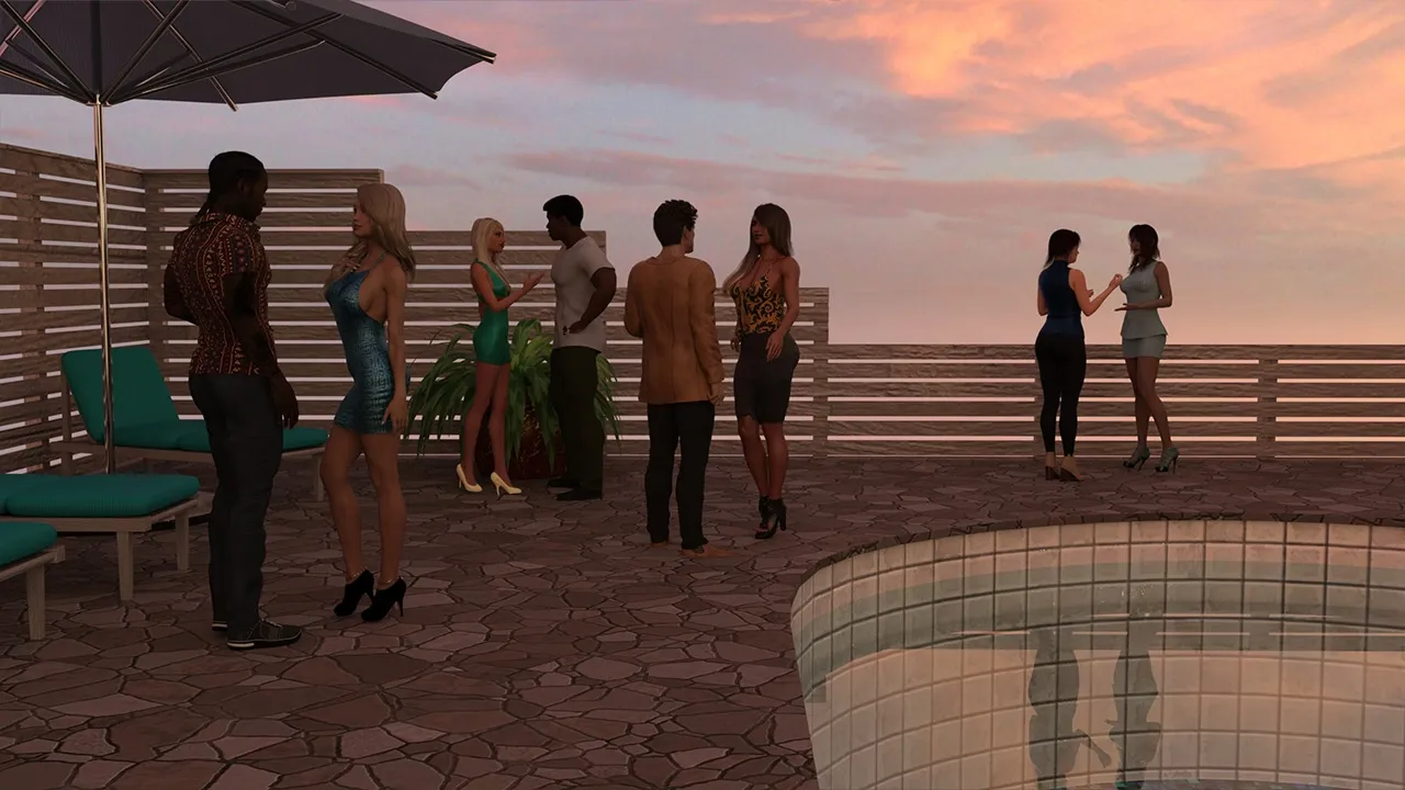 New Coral City gameplay screenshot 6 (Ren'Py adult game) by HoneyGames – free download