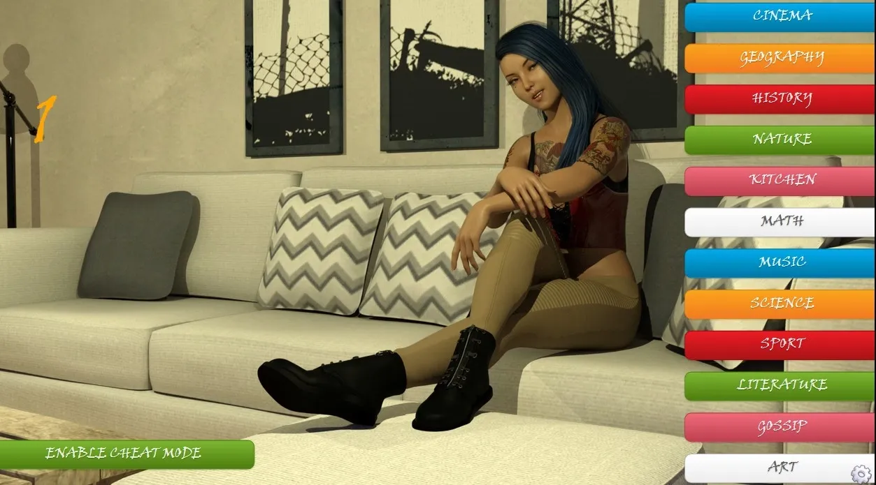 DTA – Special Trivia Edition gameplay screenshot 7 (Others adult game) by Ashley Ratajkowsky – free download