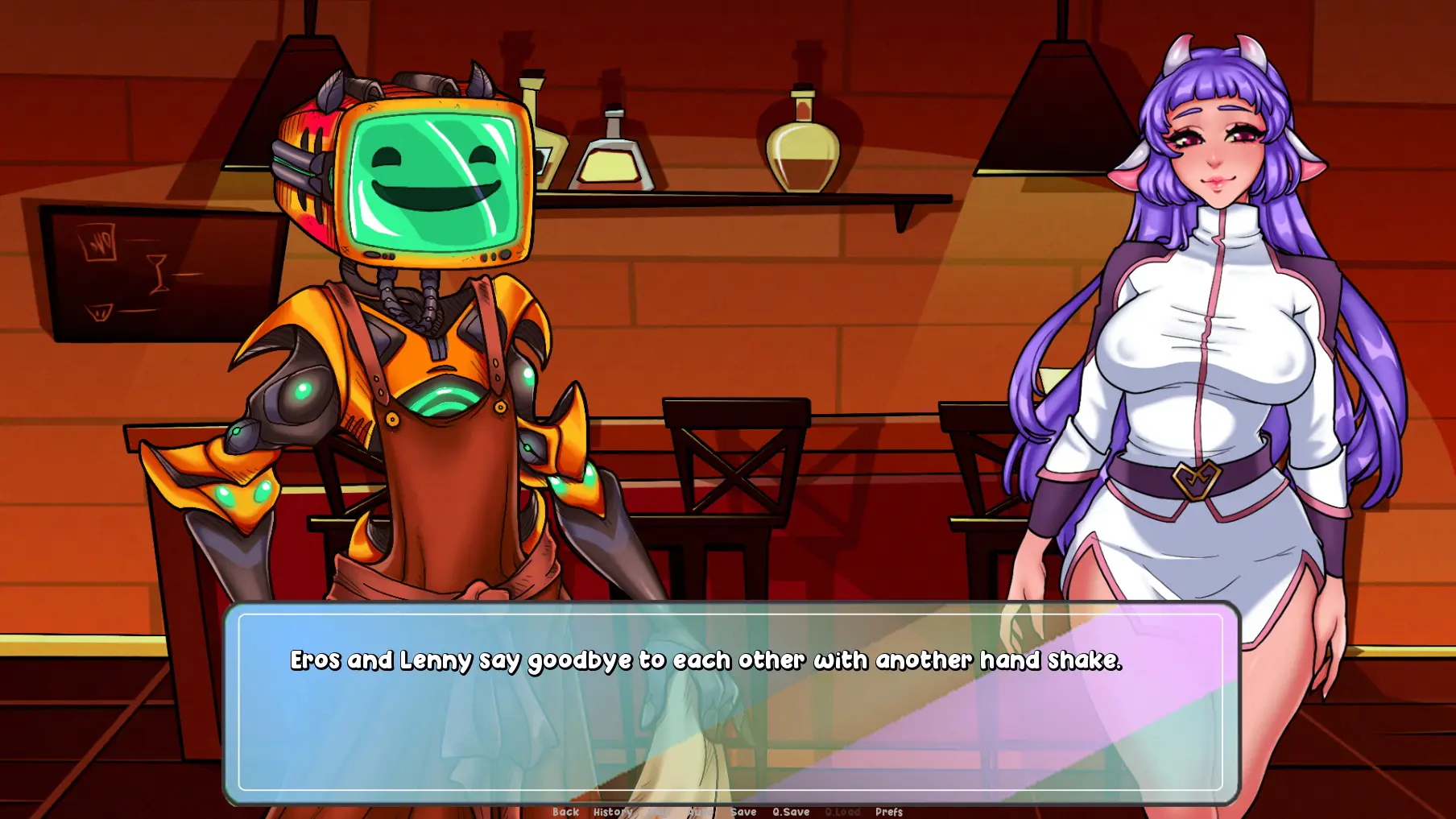 Welcome to Erosland gameplay screenshot 7 (Ren'Py adult game) by PiXel Games – free download