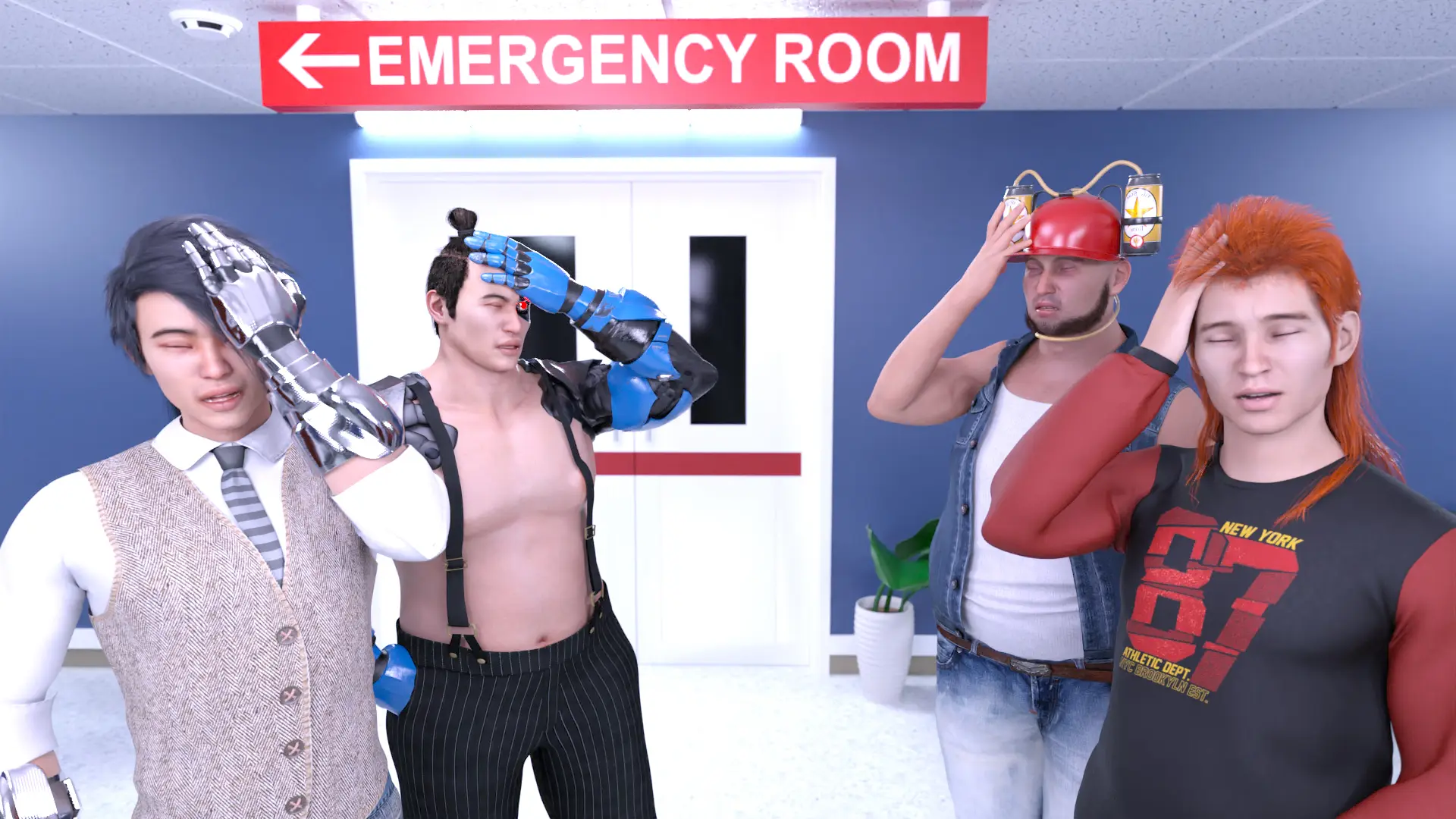 Being Super gameplay screenshot 8 (Ren'Py adult game) by Sandman Games and Art – free download