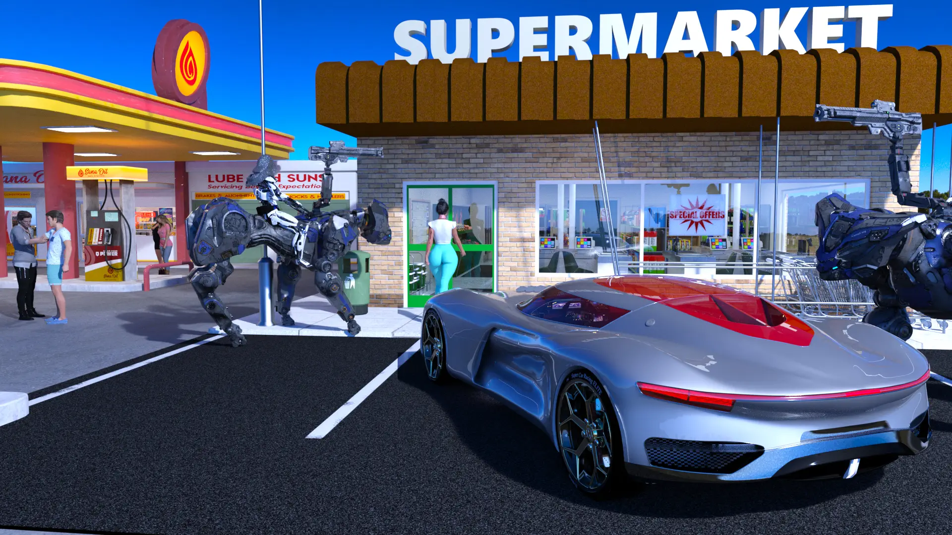 Being Super gameplay screenshot 10 (Ren'Py adult game) by Sandman Games and Art – free download
