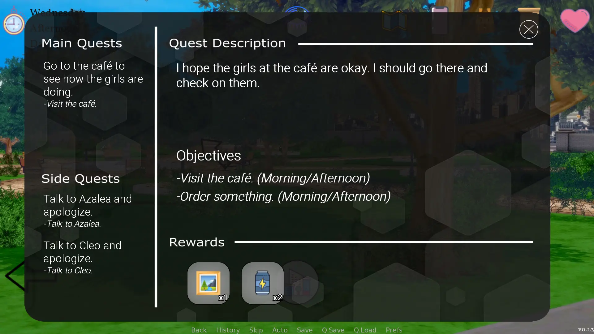 Afterlife Harem gameplay screenshot 8 (Ren'Py adult game) by Aph – free download