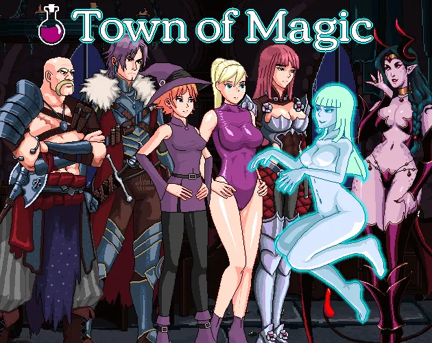 Town of Magic cover 0.76.006 – Ren'Py adult game by Deimus free download