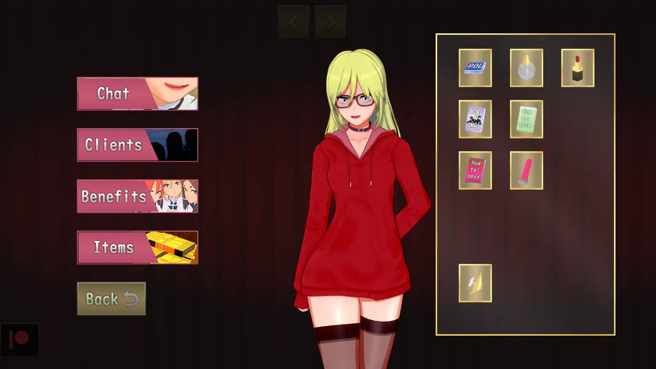 Secret Care Cafe gameplay screenshot 4 (Others adult game) by Rare Alex – free download