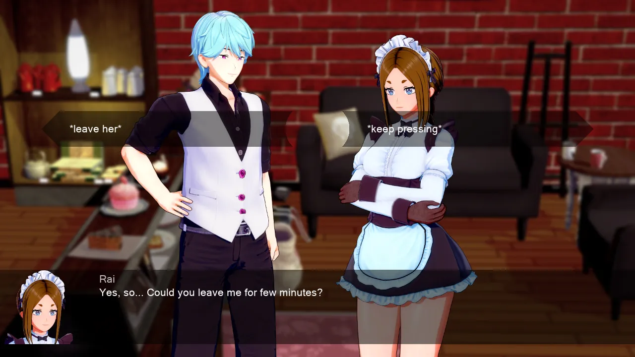 Secret Care Cafe gameplay screenshot 11 (Others adult game) by Rare Alex – free download