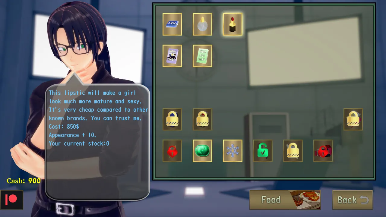 Secret Care Cafe gameplay screenshot 8 (Others adult game) by Rare Alex – free download