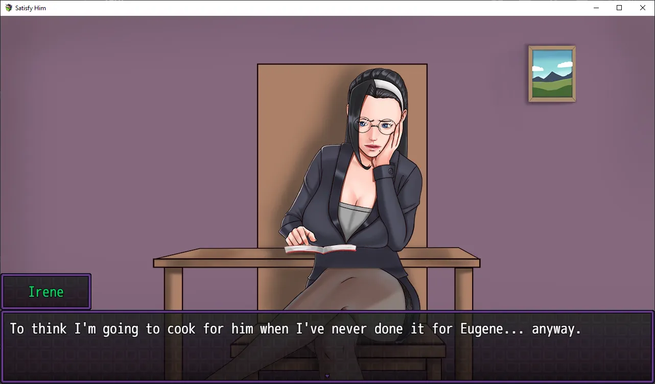 Satisfy Him gameplay screenshot 2 (RPGM adult game) by Onedge – free download