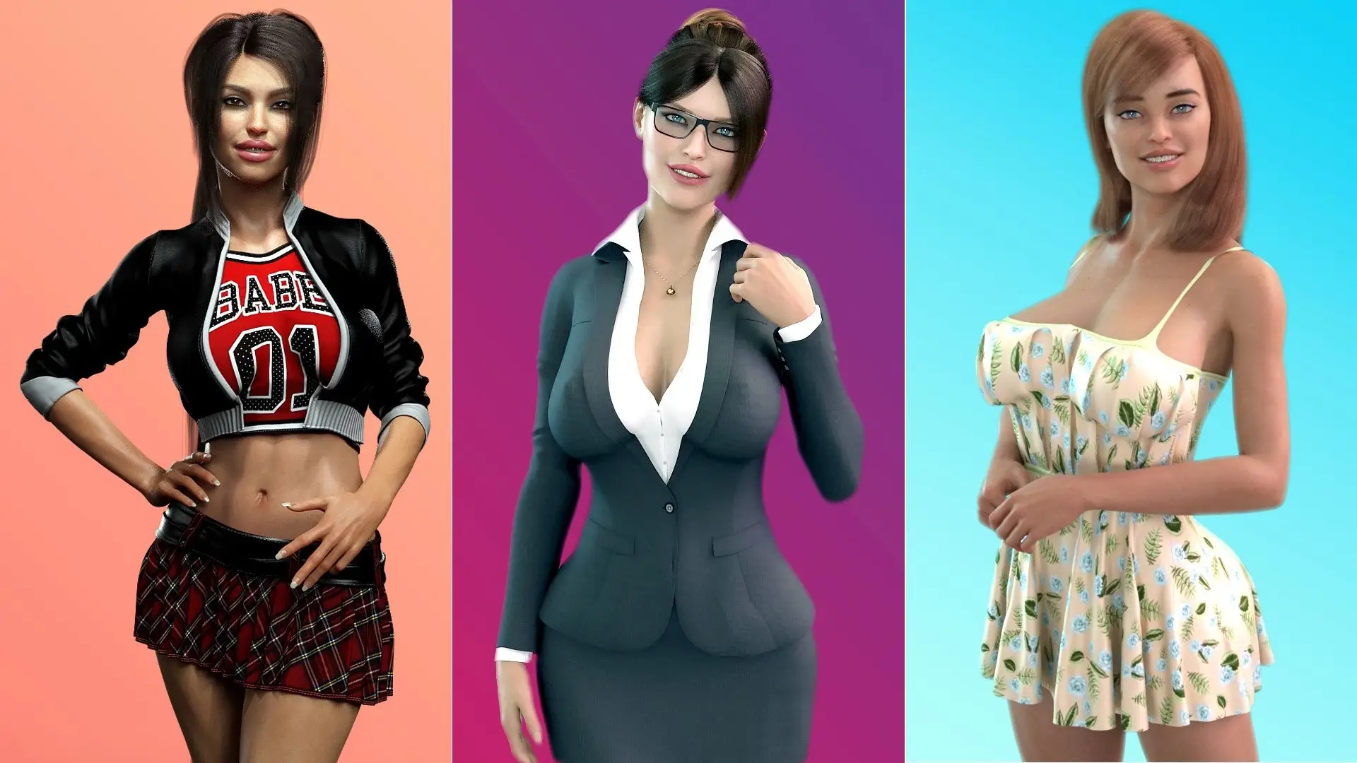 Temptations of Love gameplay screenshot 1 (Ren'Py adult game) by Ruby Romance Games – free download