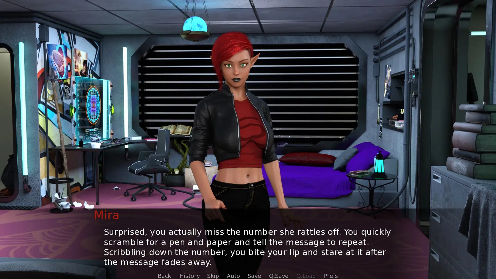 Left Hand Magic gameplay screenshot 2 (Ren'Py adult game) by Novus – free download