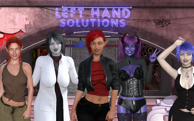Left Hand Magic cover Build 34 – Ren'Py adult game by Novus free download