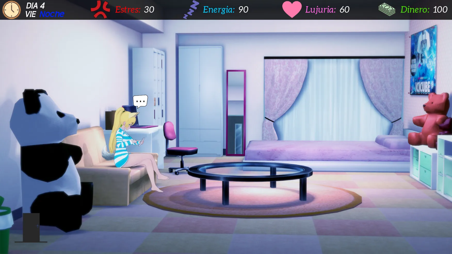 Wolf Complex gameplay screenshot 3 (Ren'Py adult game) by RecentlyLuckyMan – free download