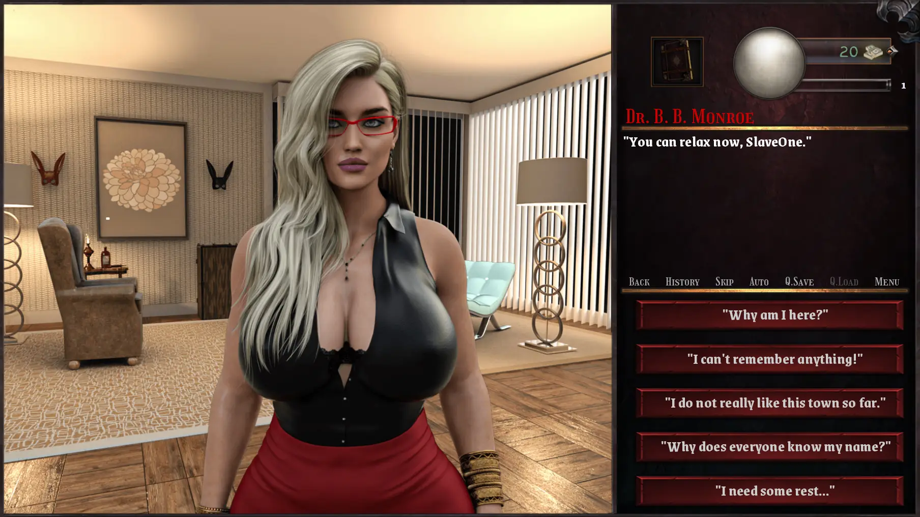 The Shadow over Blackmore gameplay screenshot 18 (Ren'Py adult game) by Darktoz – free download