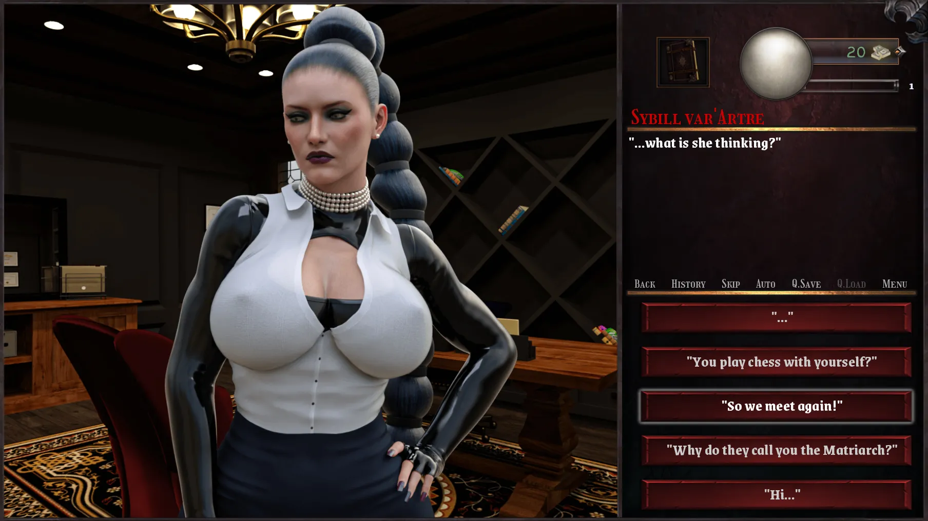 The Shadow over Blackmore gameplay screenshot 2 (Ren'Py adult game) by Darktoz – free download