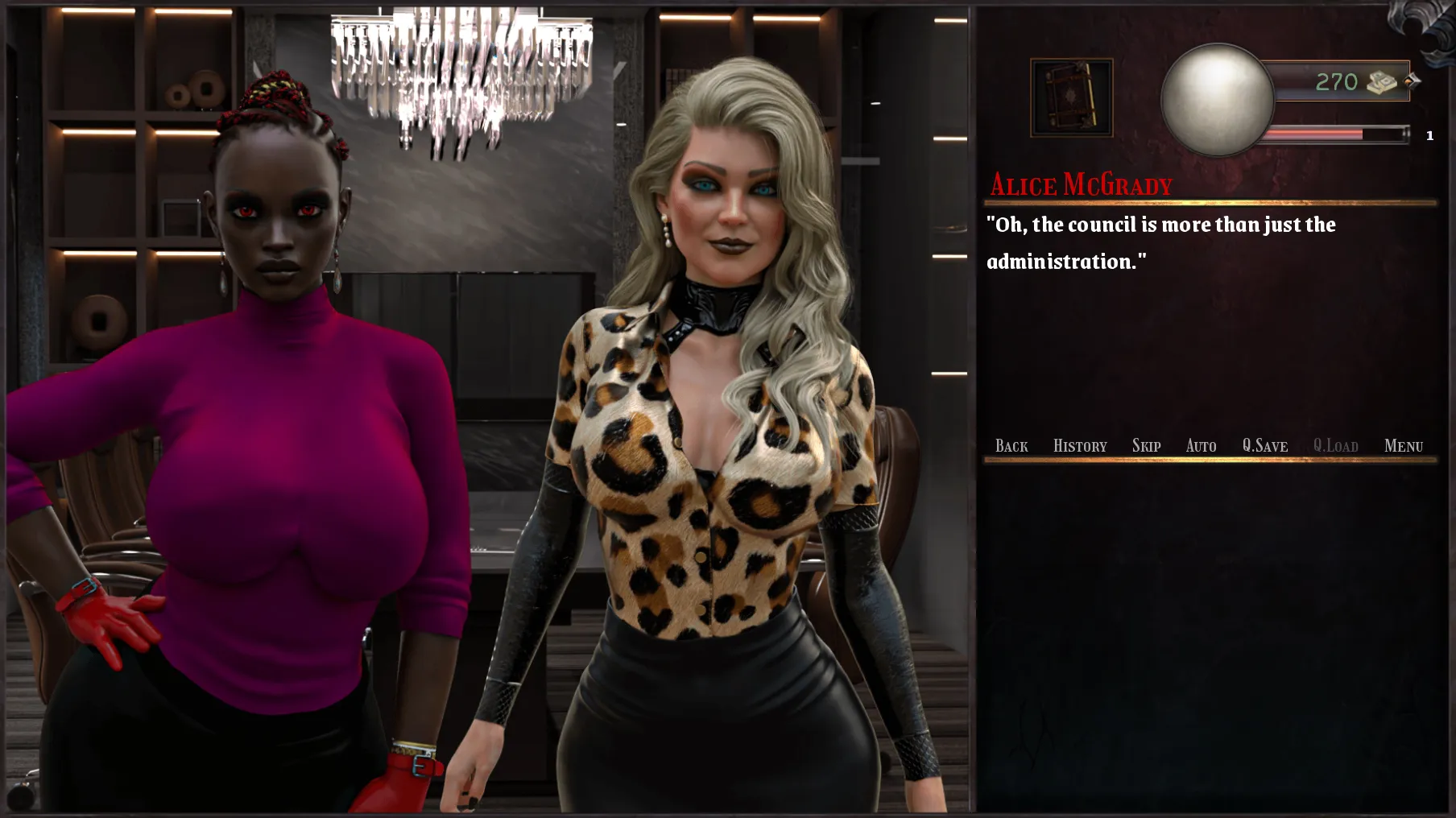 The Shadow over Blackmore gameplay screenshot 14 (Ren'Py adult game) by Darktoz – free download