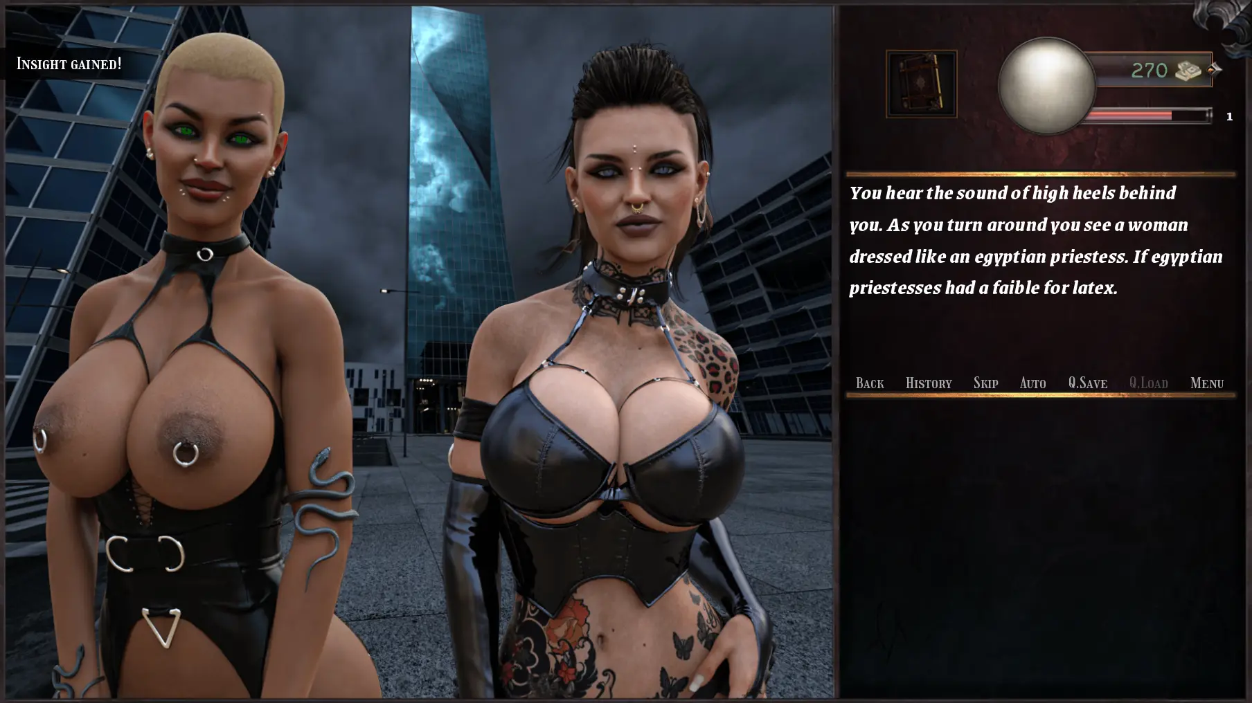 The Shadow over Blackmore gameplay screenshot 7 (Ren'Py adult game) by Darktoz – free download