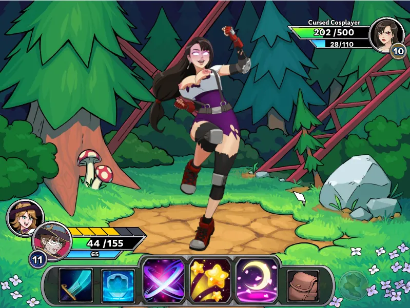 Con-quest! gameplay screenshot 9 (Flash adult game) by Cuddle Pit – free download