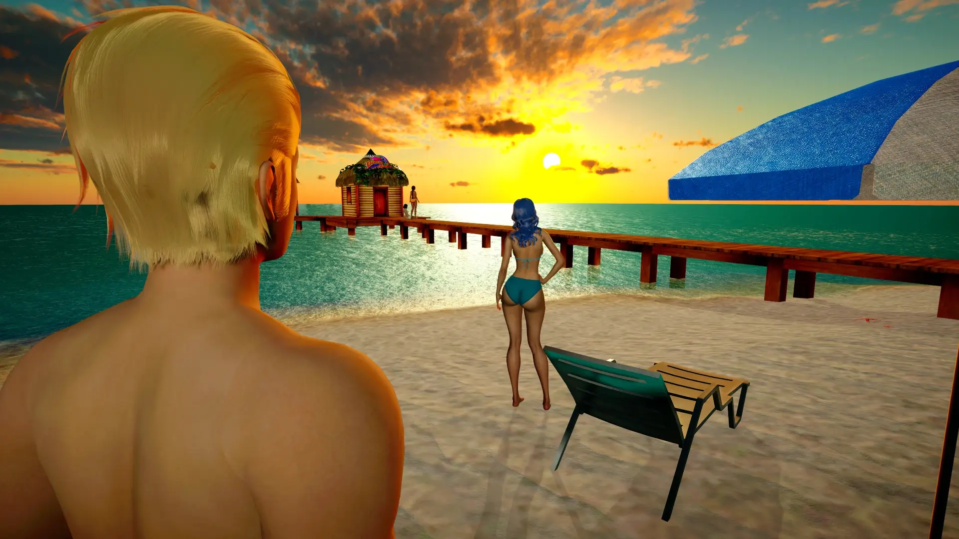 Lust Harem gameplay screenshot 4 (Ren'Py adult game) by Xiongmao – free download