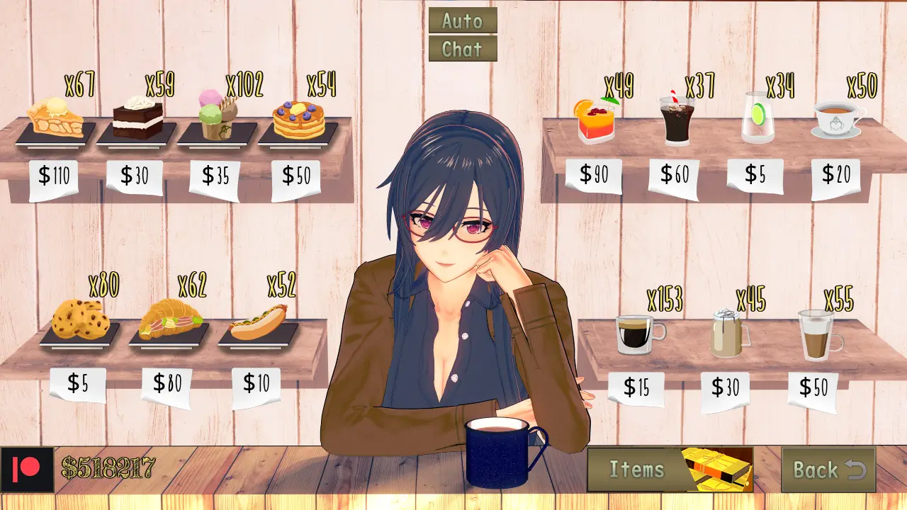 Secret Care Cafe gameplay screenshot 5 (Others adult game) by Rare Alex – free download