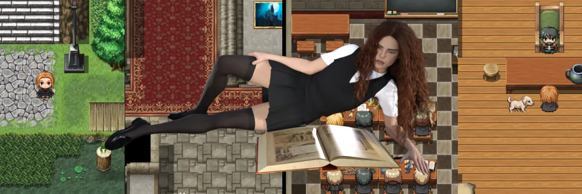 Hermione and the Magic of Love gameplay screenshot 5 (RPGM adult game) by snow.forest.games – free download