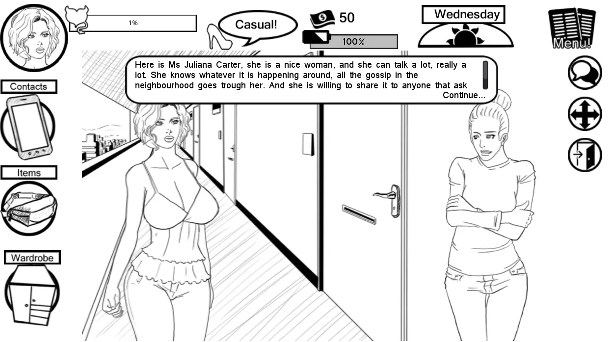 Not My Body! gameplay screenshot 1 (Godot adult game) by Pululon – free download