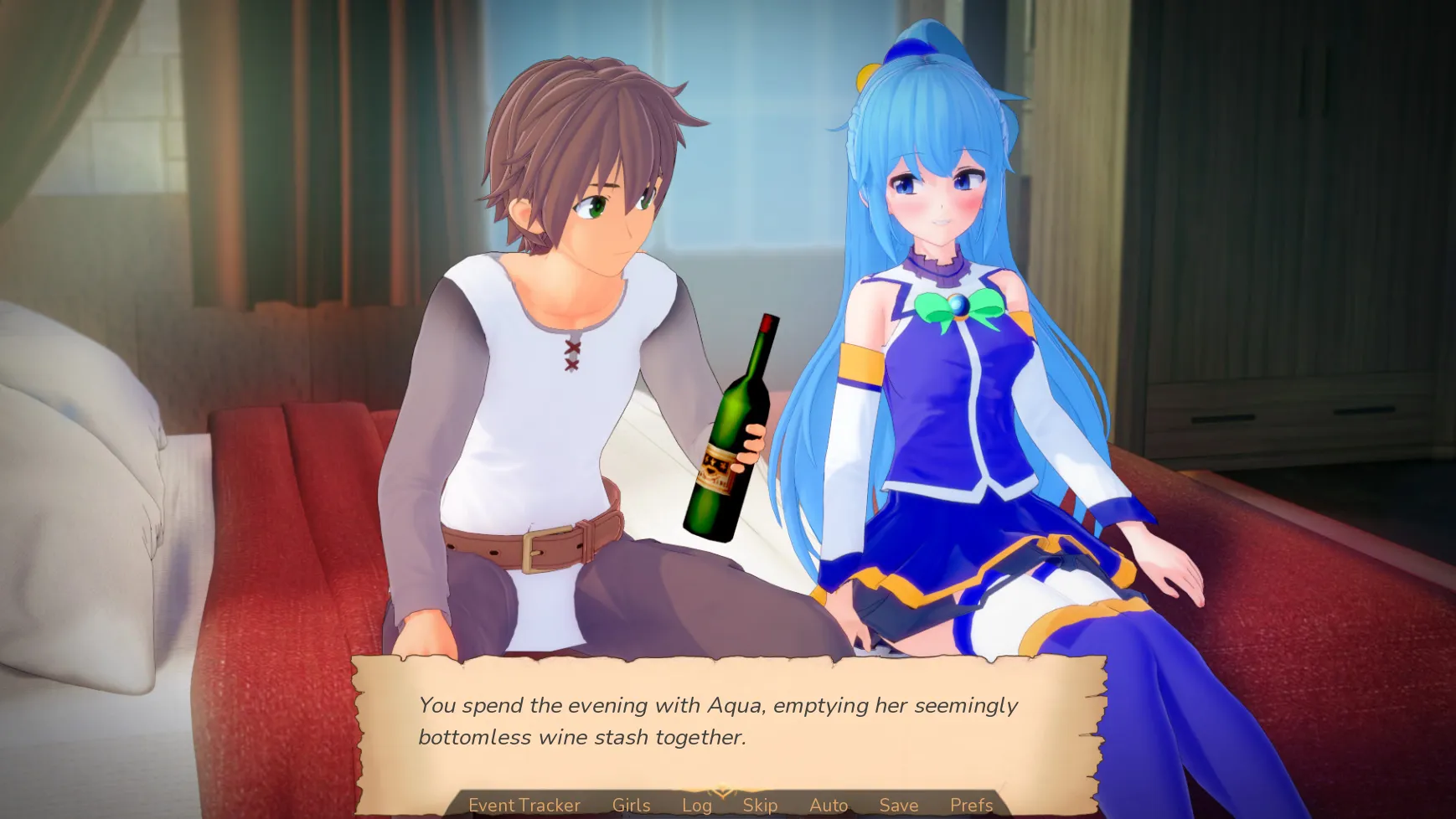Adventurer Trainer gameplay screenshot 2 (Ren'Py adult game) by PastryIRL – free download