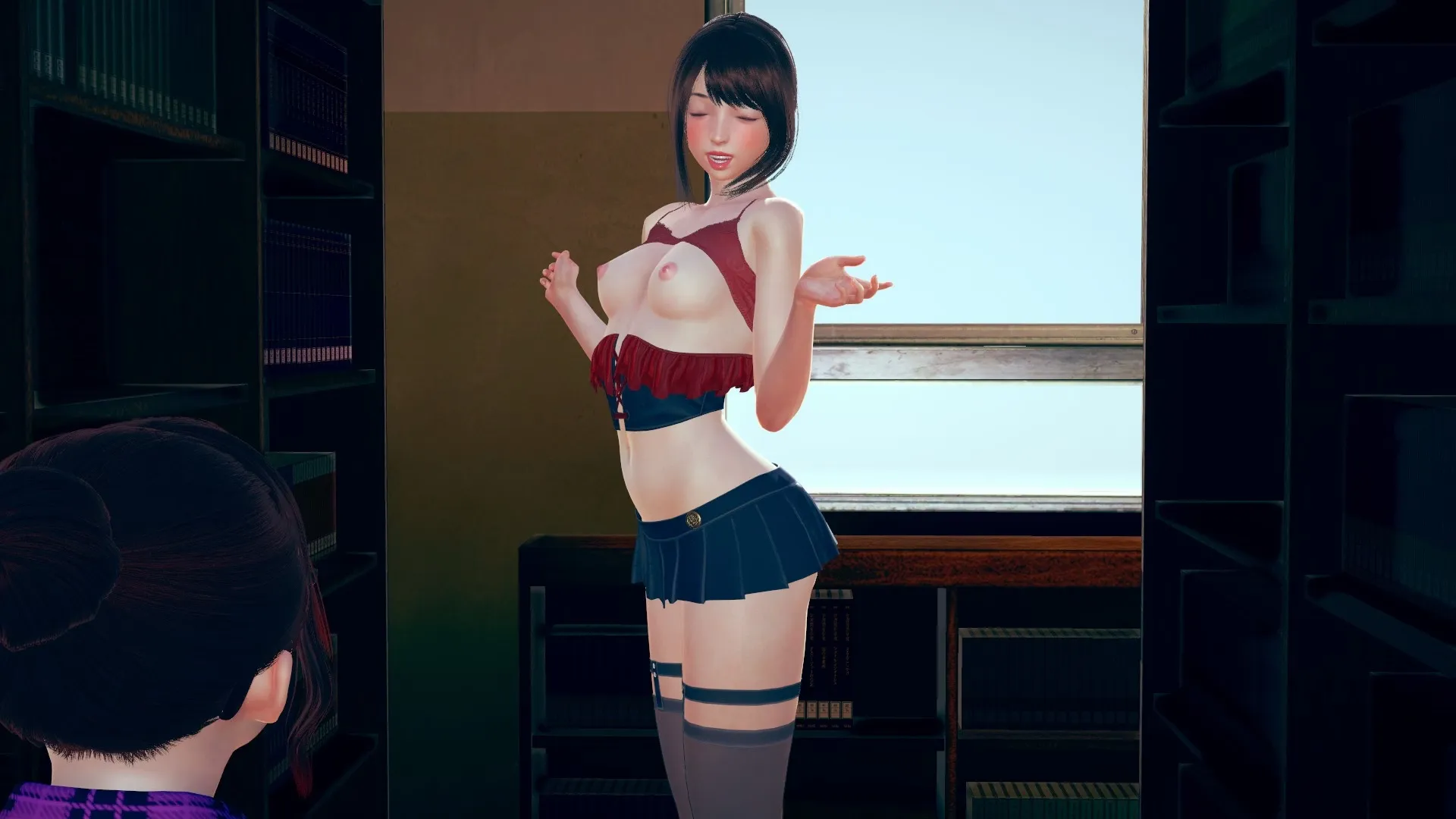 Yuri University gameplay screenshot 8 (Ren'Py adult game) by Chekkin Games – free download