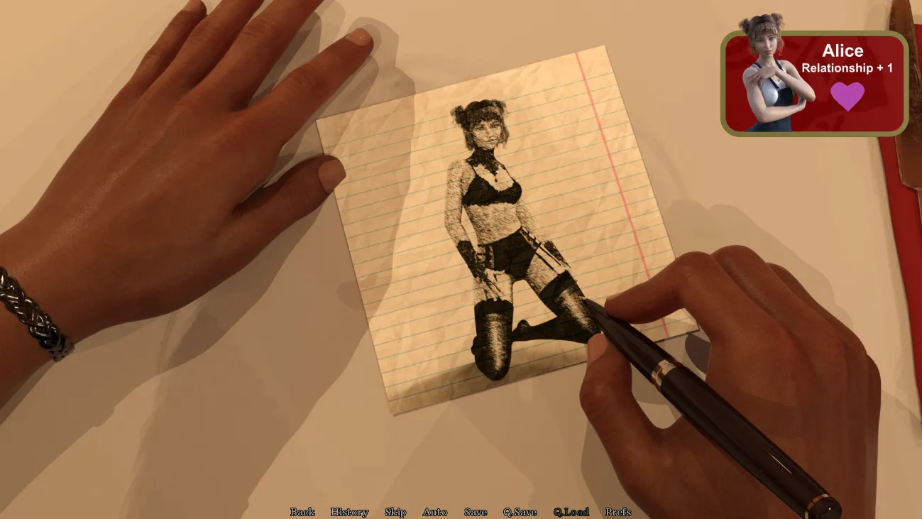 Jury gameplay screenshot 6 (Ren'Py adult game) by Nickle3DArt – free download