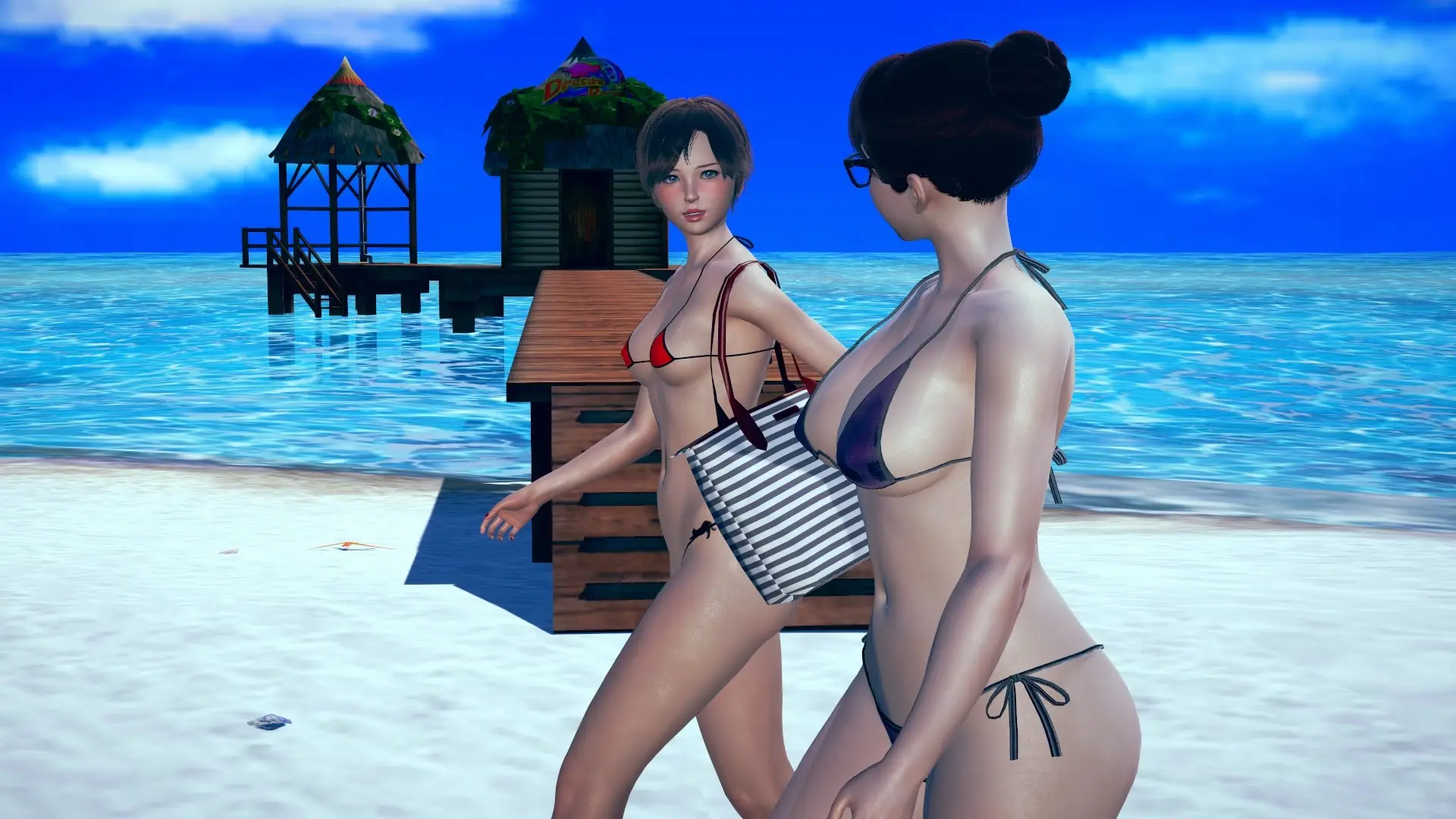 Yuri University gameplay screenshot 9 (Ren'Py adult game) by Chekkin Games – free download