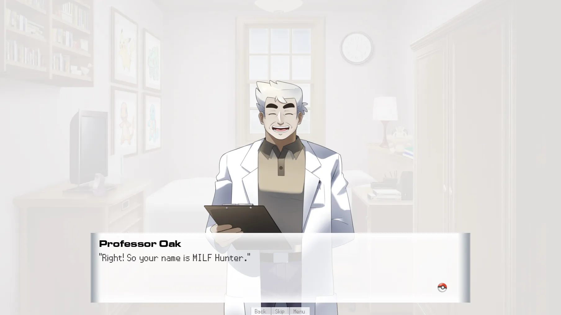 Pokemon Academy Life Forever gameplay screenshot 5 (Ren'Py adult game) by Pokémon Visual – free download