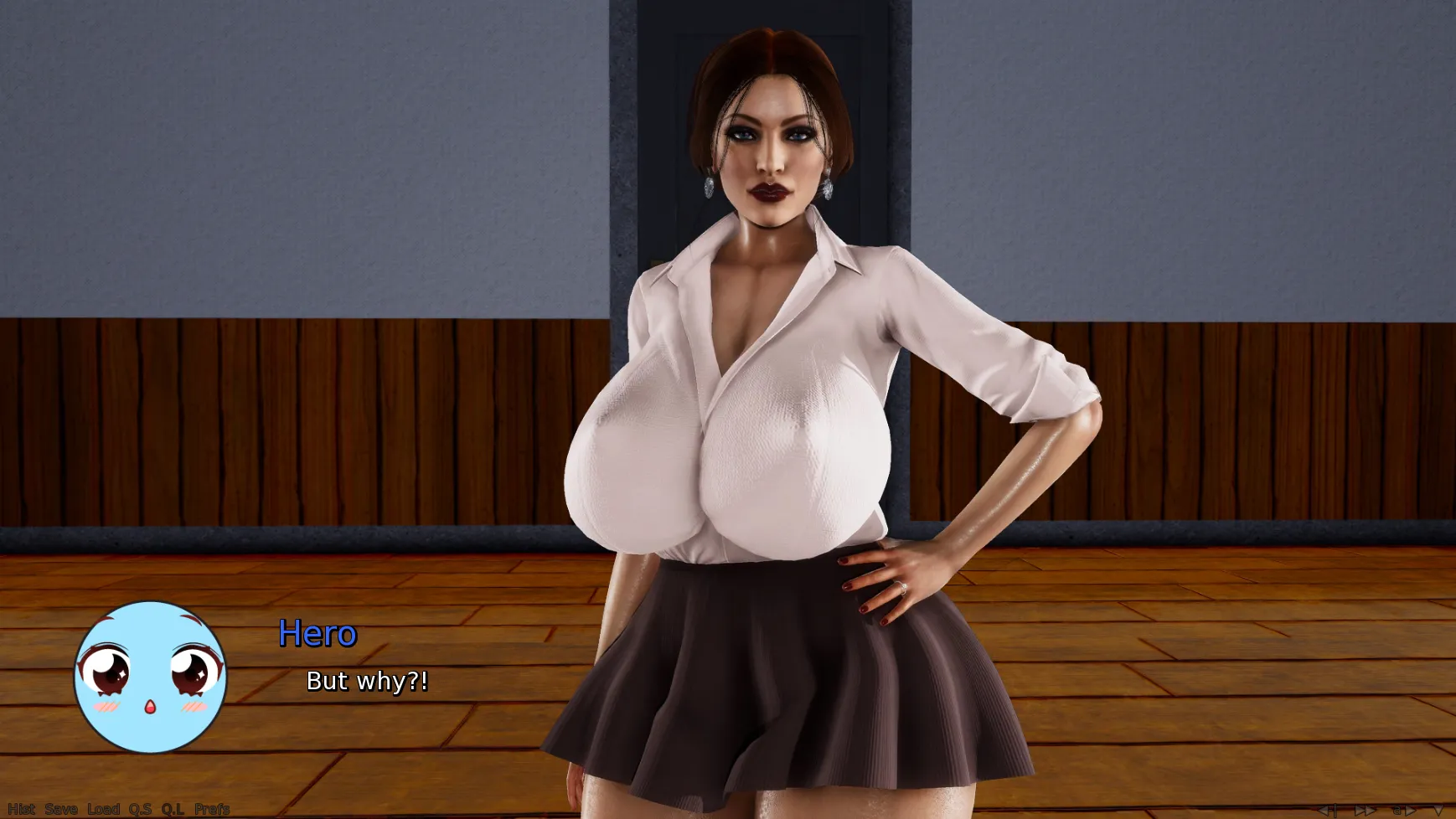 Unknown Desire gameplay screenshot 6 (Ren'Py adult game) by Feel Good Games – free download