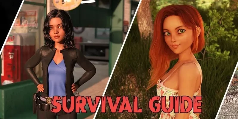 Survival Guide cover Day14 – Ren'Py adult game by RazzyBerry free download