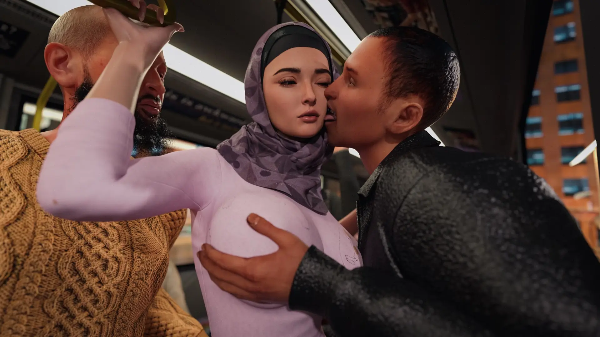 Esra in Istanbul gameplay screenshot 5 (Ren'Py adult game) by Trash Panda – free download