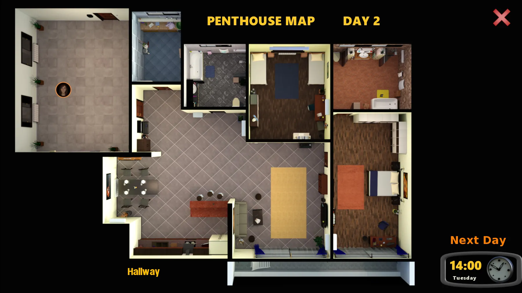 Mystery of Provenance gameplay screenshot 2 (Ren'Py adult game) by WID-3D – free download