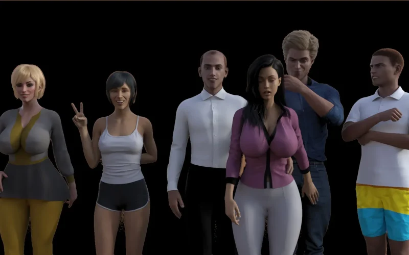 Meet the New Neighbors cover 1.0 – Ren'Py adult game by Chaosguy free download