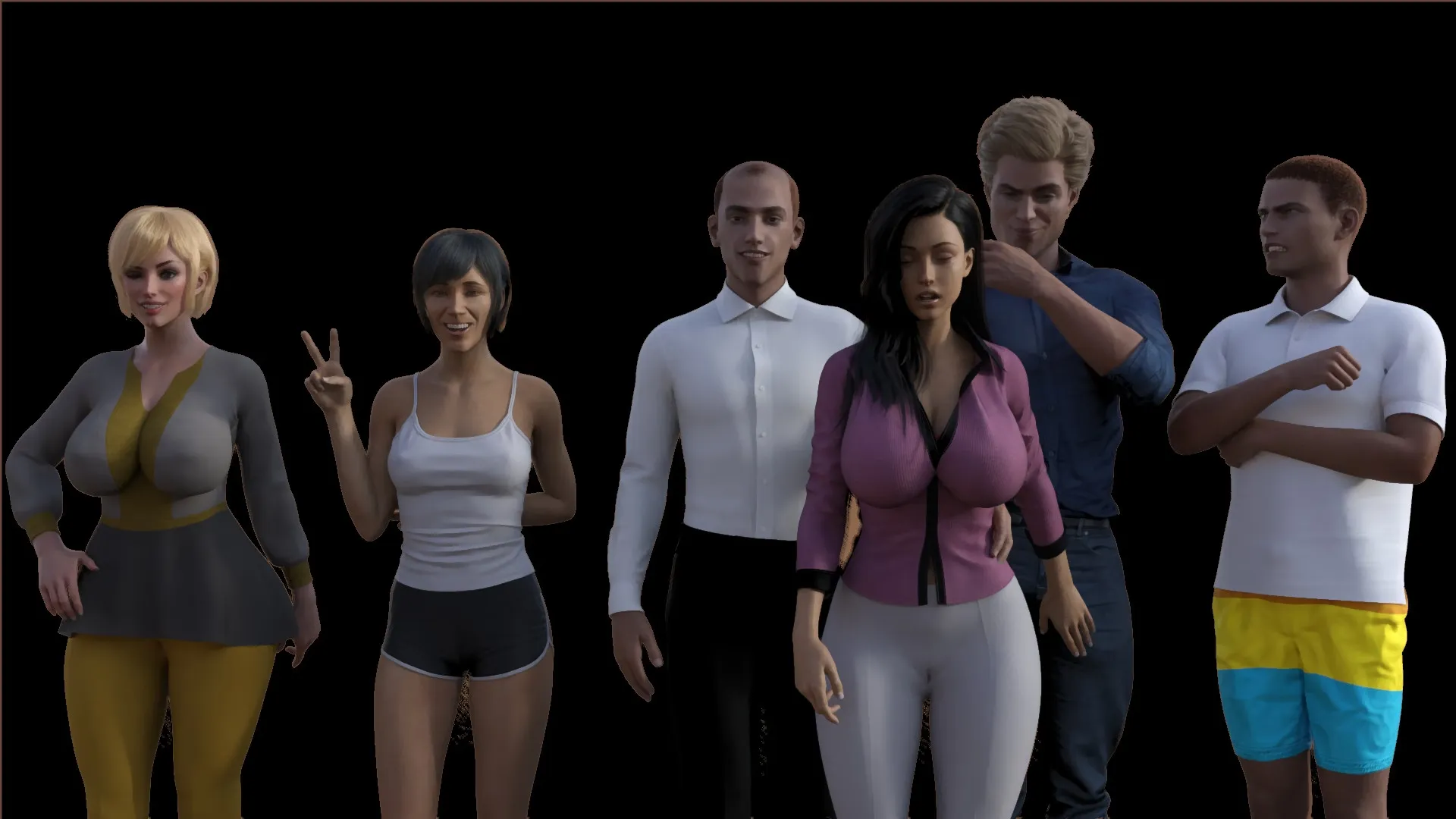 Meet the New Neighbors cover 1.0 – Ren'Py adult game by Chaosguy free download